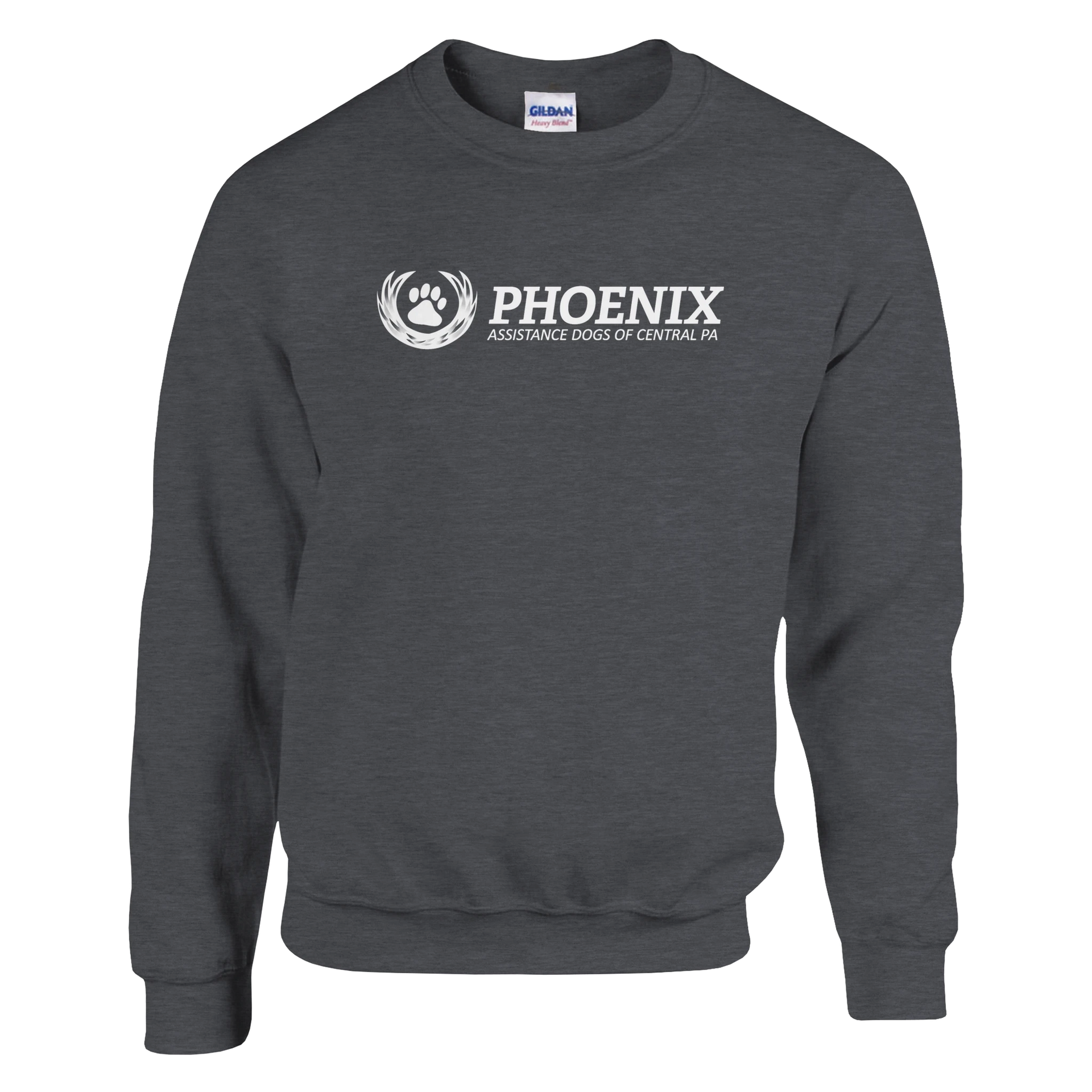 Classic PAD Logo (White) - Unisex Crewneck Sweatshirt – Phoenix