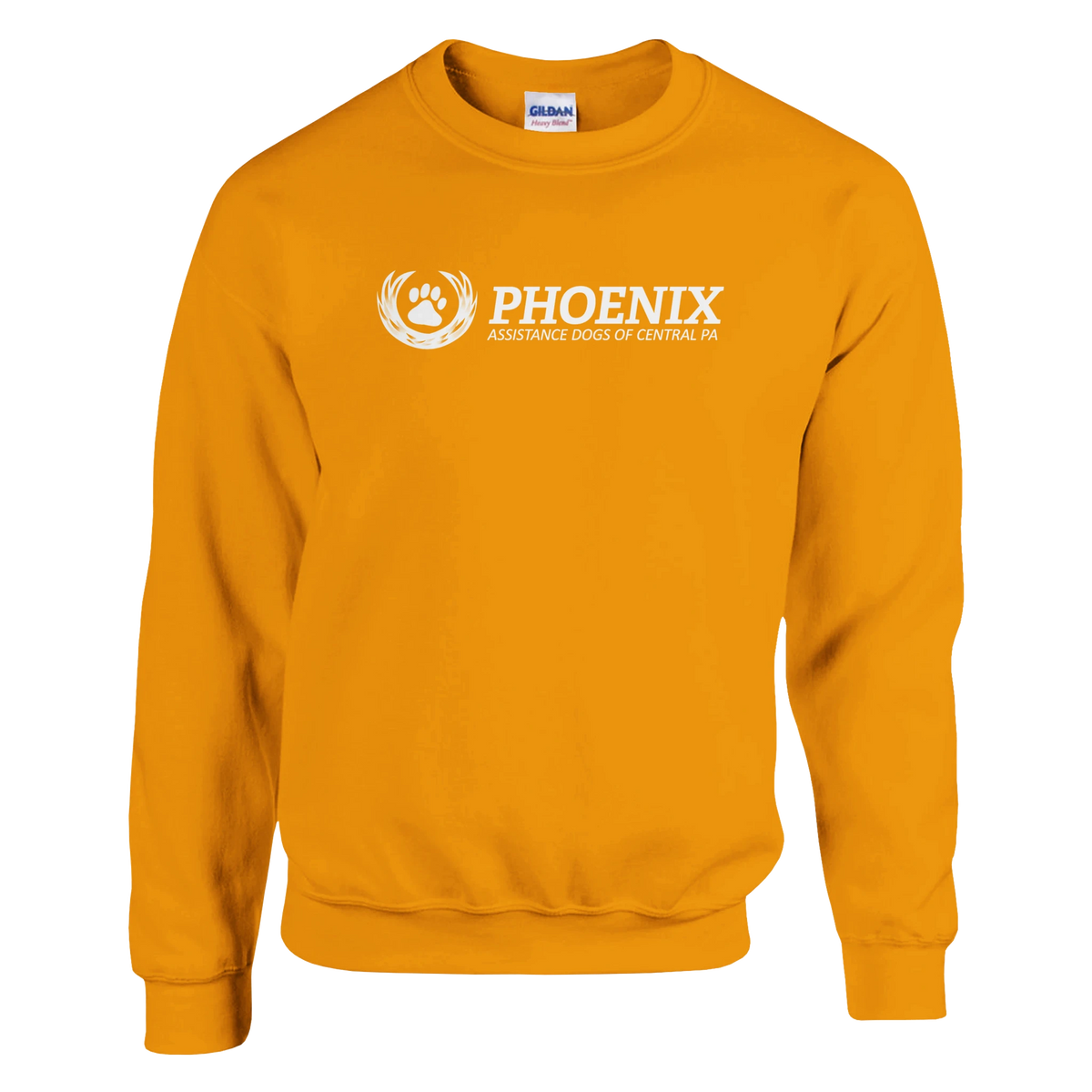 Classic PAD Logo (White) - Unisex Crewneck Sweatshirt – Phoenix
