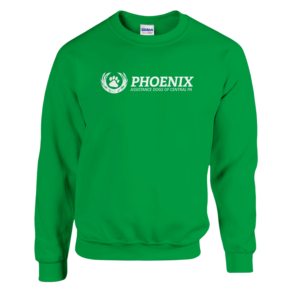 Classic PAD Logo (White) - Unisex Crewneck Sweatshirt – Phoenix