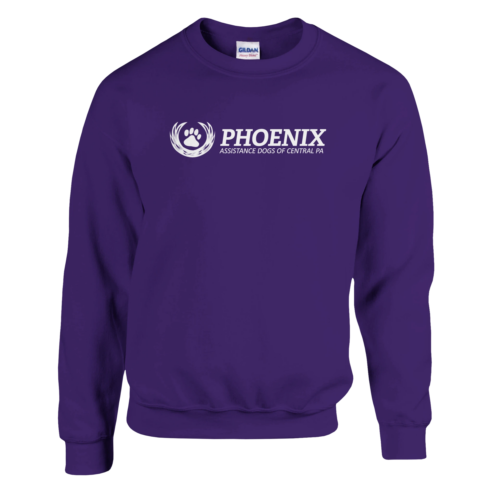 Classic PAD Logo (White) - Unisex Crewneck Sweatshirt – Phoenix